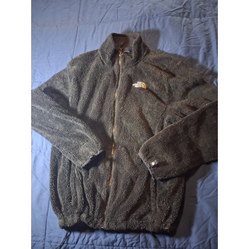 The North Face Sweater Womens Large Black Fleece Outdoors Jacket Full Zip